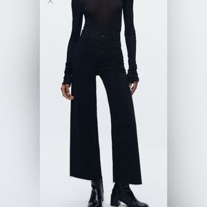 Zara marine straight jeans